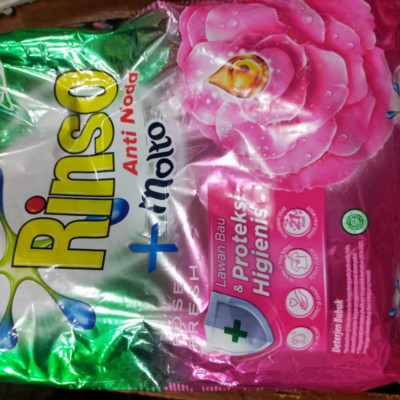 Rinso molto rose fresh 770g/400g