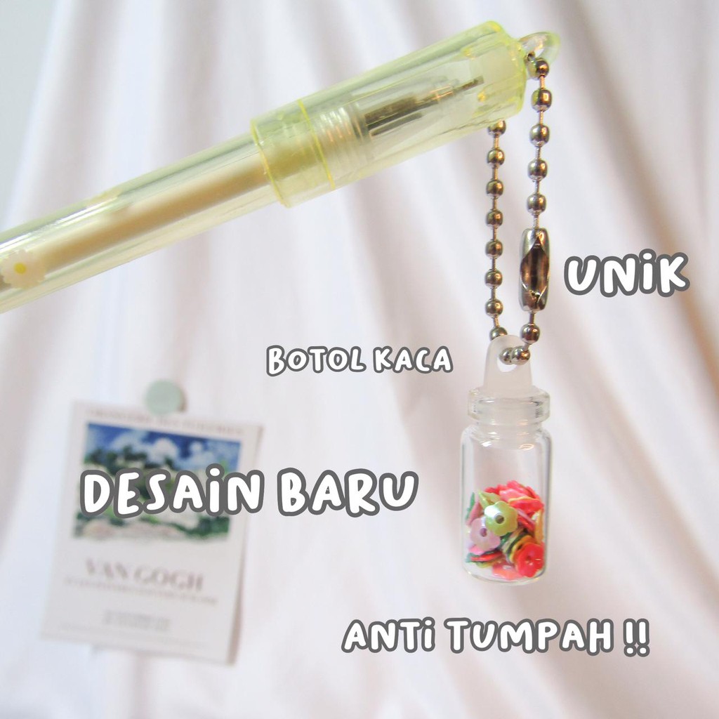 Pulpen Boba BUNGA Bubble tea Minuman Pena pen Kantor Kado Unik hadiah ulang tahun hampers Minuman CO-2