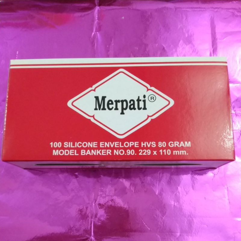 

amplop merpati putih polos 90