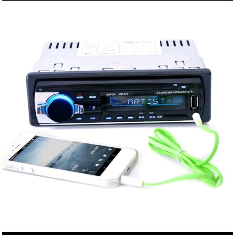 Taffware tape mobil multifungsi Bluetooth USB MP3 Radio Jsd 520