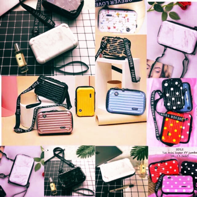 Forever young & forever love brand mini koper bag