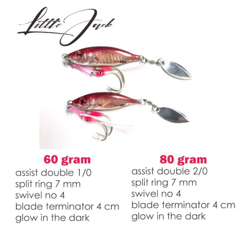 Metal Jig Little Jack Realis Red Snapper 60gr - 80gr