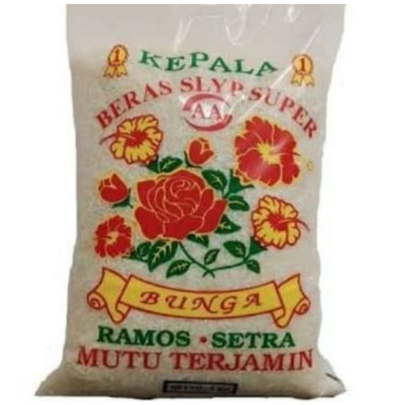 

Beras ramos cap Bunga 5kg