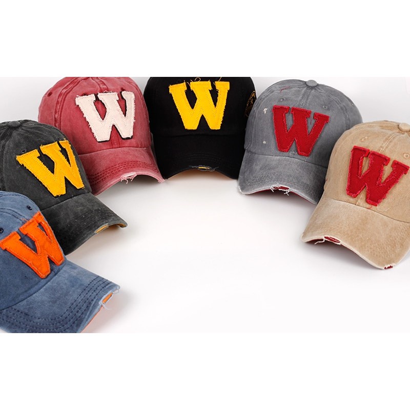 Topi Baseball Motif Bordir Gaya Retro Vintage Untuk Pria Dan Wanita