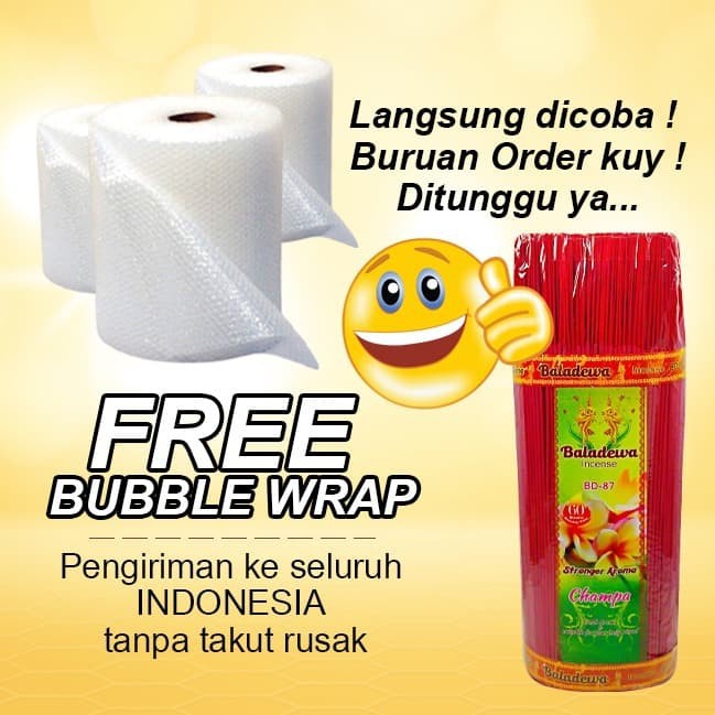 Dupa/ Hio Wangi Harum Baladewa 39 cm 3 Kg 1.4 mm Champa merah