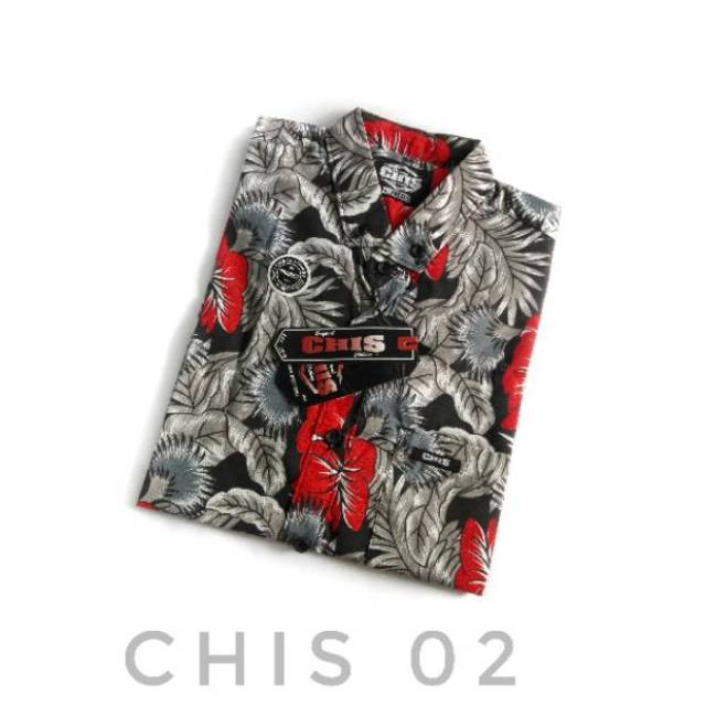 Kemeja motif pria cowok lengan pendek keren Kemeja Bunga Pria Formal Casual Murah Bigsize