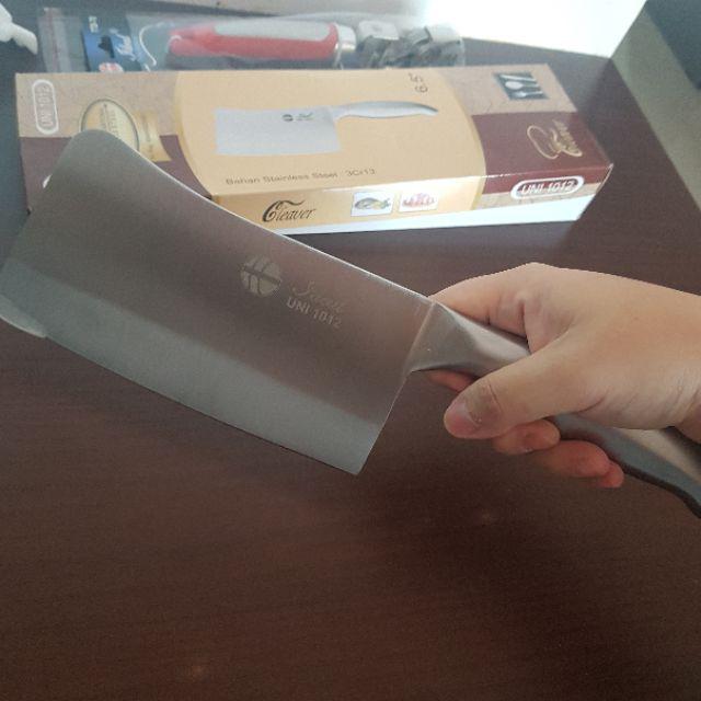 Pisau Golok Cincang - Pisau Daging Dan Tulang Stainless Ideal Uni 1012
