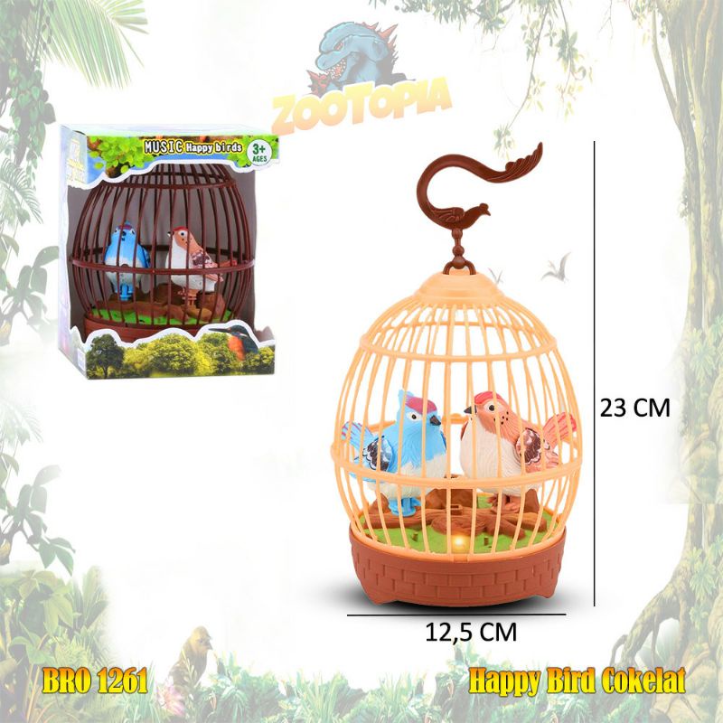 Mainan Anak Burung Sangkar Zootopia BRO1260 BRO1261