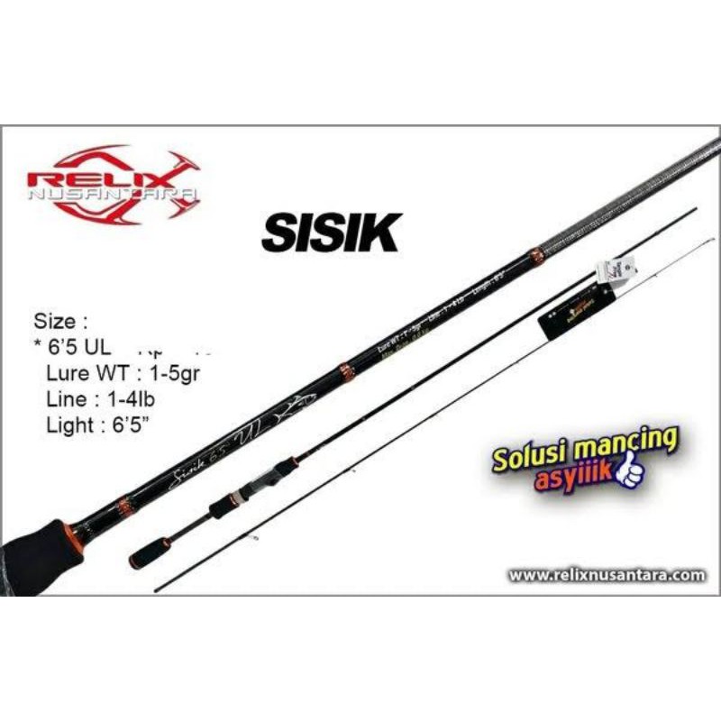 JORAN CASTING ULTRALIGHT SISIK 1-4LB RELIX NUSANTARA (Bonus Lure UL)