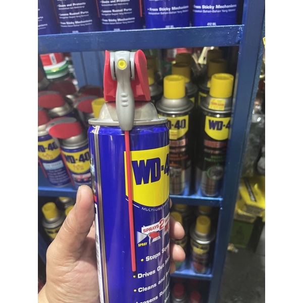 WD-40 382ml smart straw penetran,pelumas pembersih anti karat 382ml