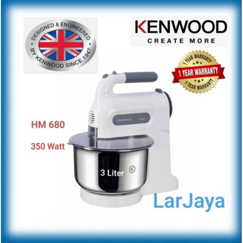 Jual MIXER COM KENWOOD HM680 CHEFETTE METAL BOWL 3 LITER Shopee Indonesia