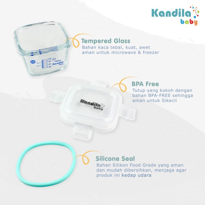 Kandila Baby Food Container KDL027 / KDL027-3 / KDL027-2 / KDL027-5 / KDL027-6 / KDL027-9