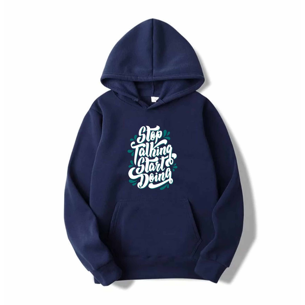 Hoodie Wanita Start Doing Sweater Wanita Fleece Size M - XXL-4