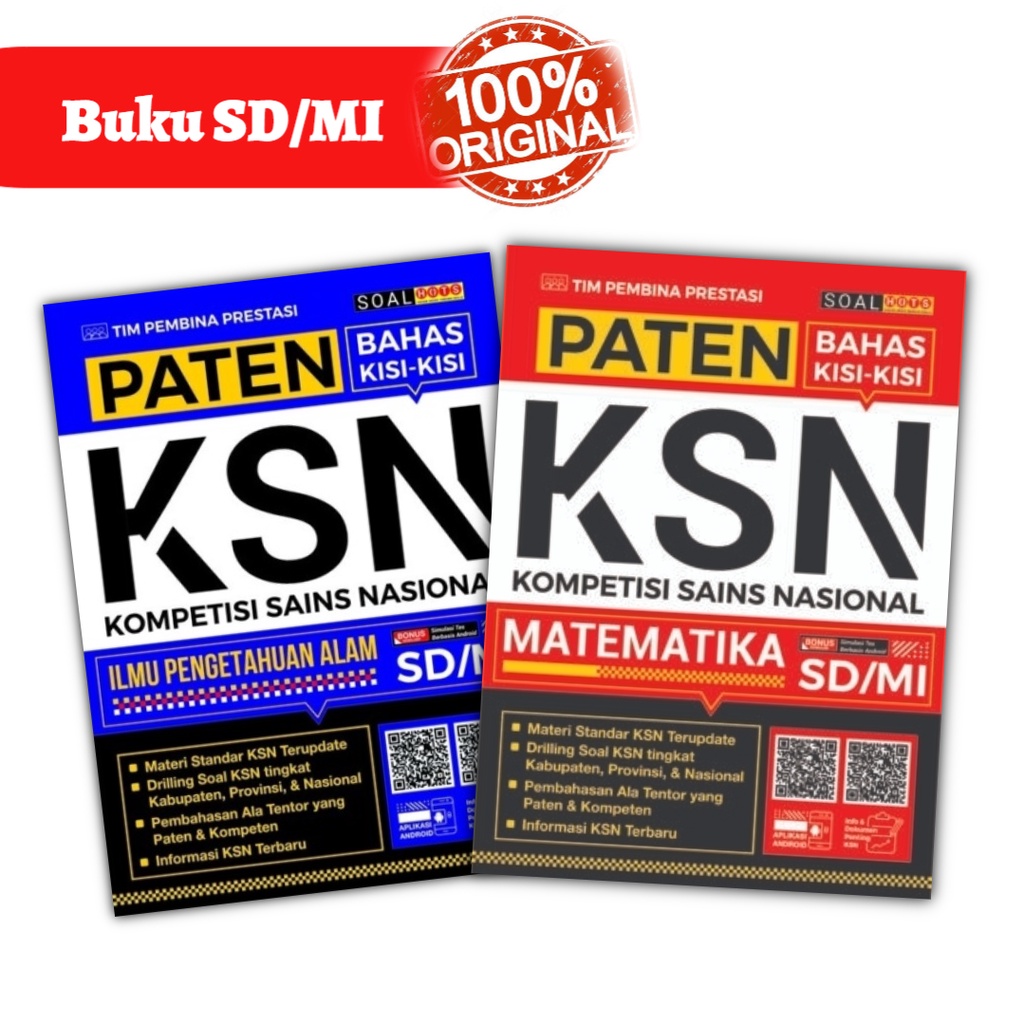 Paten KSN IPA MATEMATIKA SD MI KSN SD
