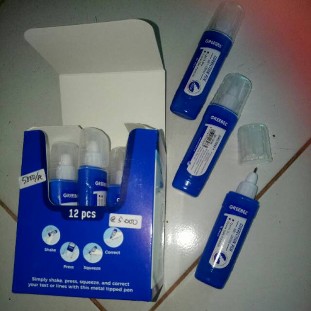 

Tip X correction pen
