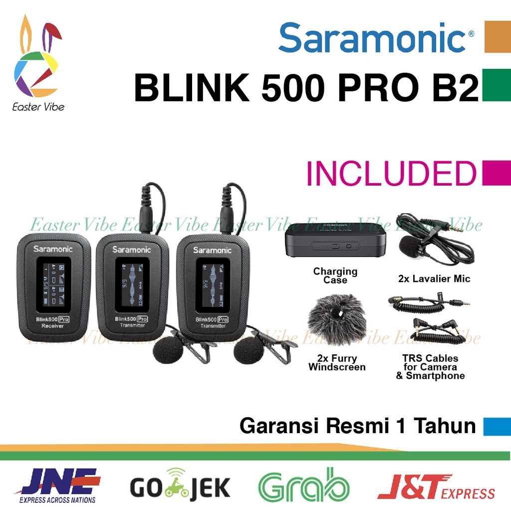 SARAMONIC BLINK 500 PRO B2 TX+TX+RX WIRELESS LAVALIER MICROPHONE