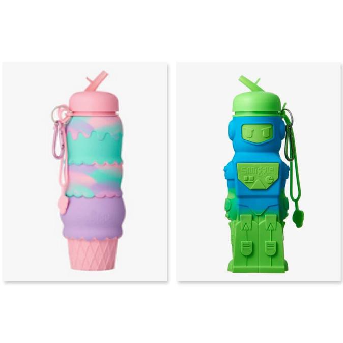 SMIGGLE Ice Cream Silicone Water Bottle - Robot