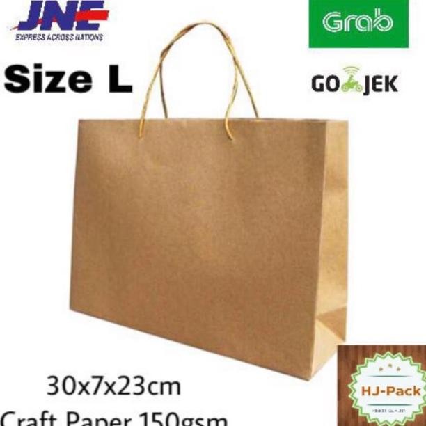

(TERLARIS) Terbaru Paperbag Paper Bag Tas Kertas L 30X7X23 Goodie Bag Shopping