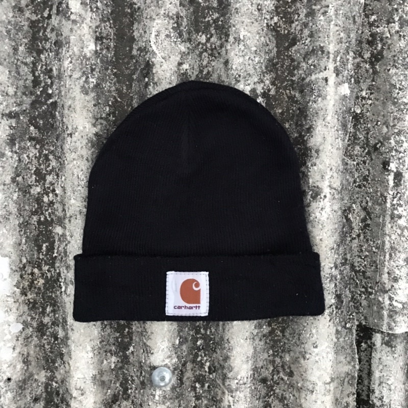 Carhartt beanie hat black
