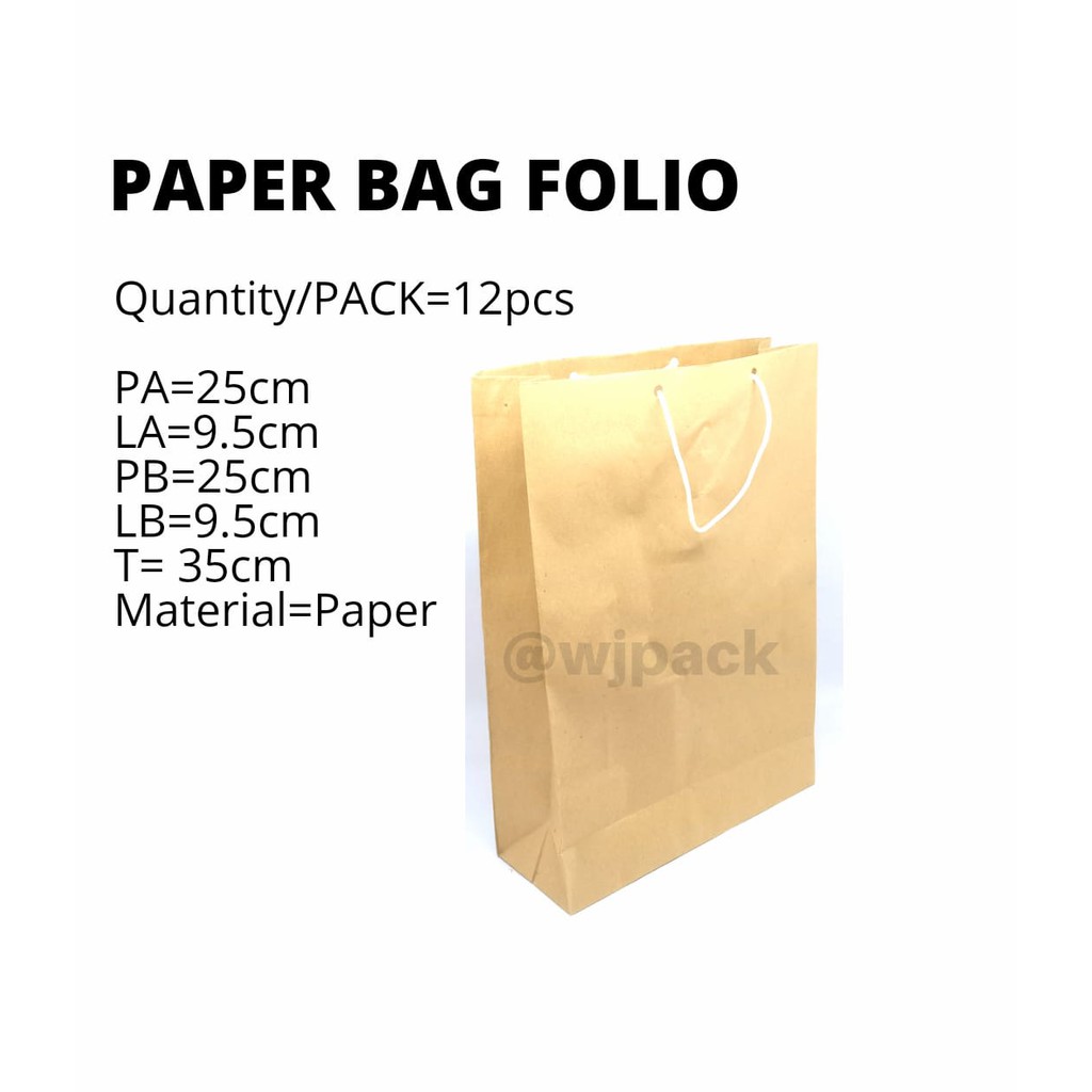 

PAPER BAG FOLIO/LUSIN
