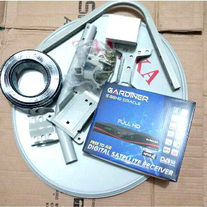 Parabola mini ninmedia receiver Gardiner Oracle fullset Termurah