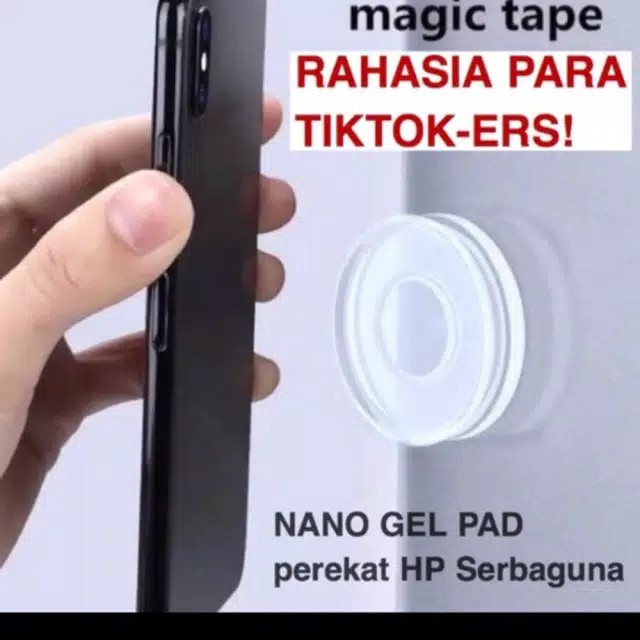 gel pad nano tempelan sticker holder original