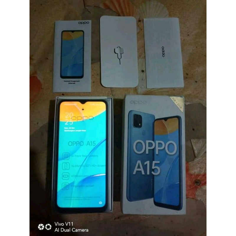 Oppo A15 Second Fullset 3/32GB FULSEET