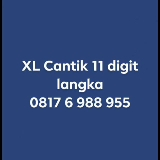 Nomer Cantik Xl 11 digit langka