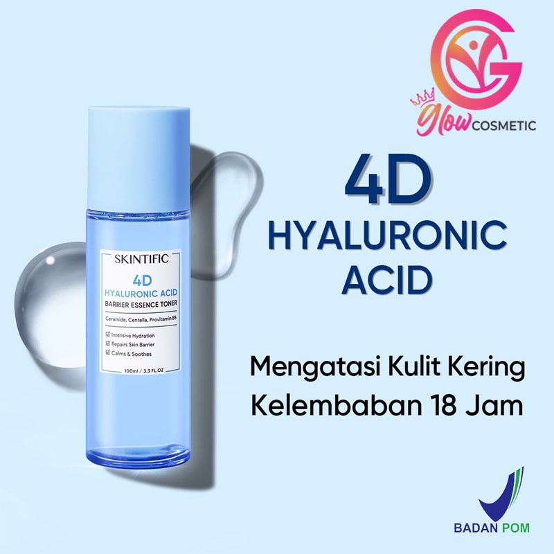 SKINTIFIC 4D Hyaluronic Acid (HA) Barrier Essence Toner 20ML