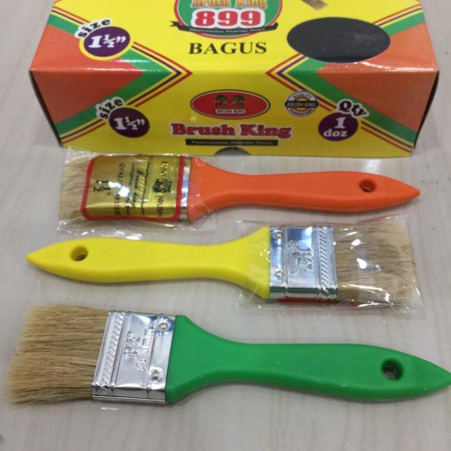 

KUAS CAT GAGANG PLASTIK BRUSH KING 1 1/2" / 1.5