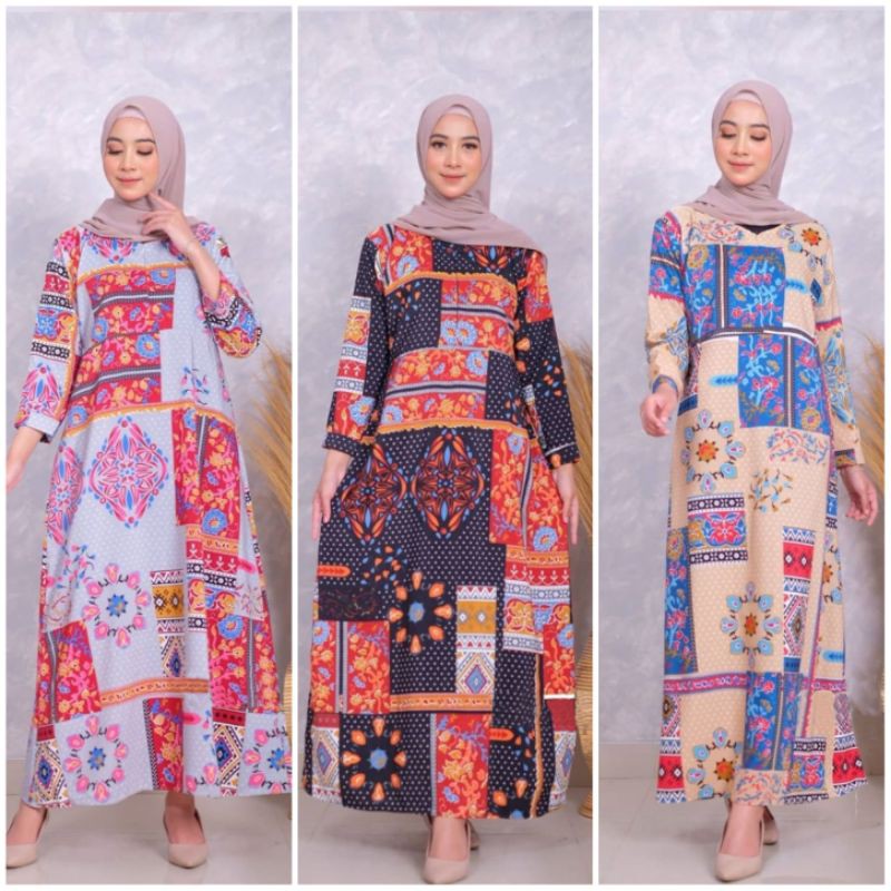 Raline Maxi Dress - Gamis Premium