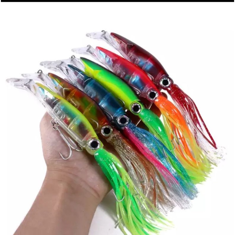 Lure Trolling - Lure Cumi Panjang Body 14cm Berat 40gr