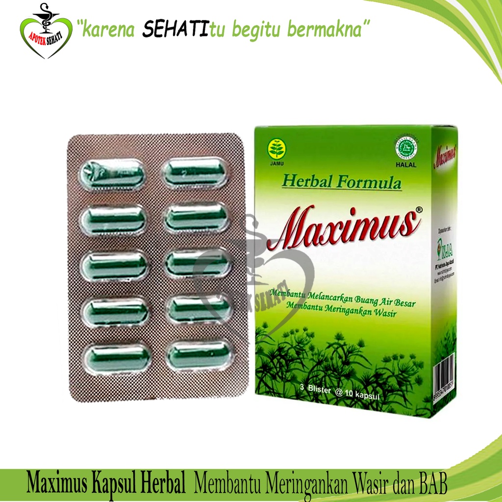 Maximus Dietary Kapsul Herbal Pelangsing Diet Alami