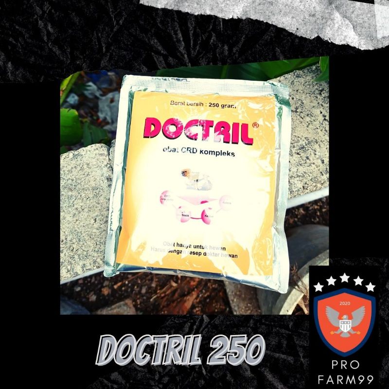 Doctril 250 Gram Obat Pilek CRD Ayam Bebek Unggas