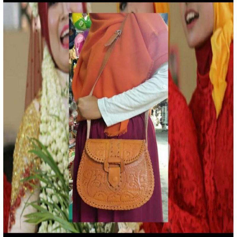 TERMURAH  Tas Kulit Khas Jogja