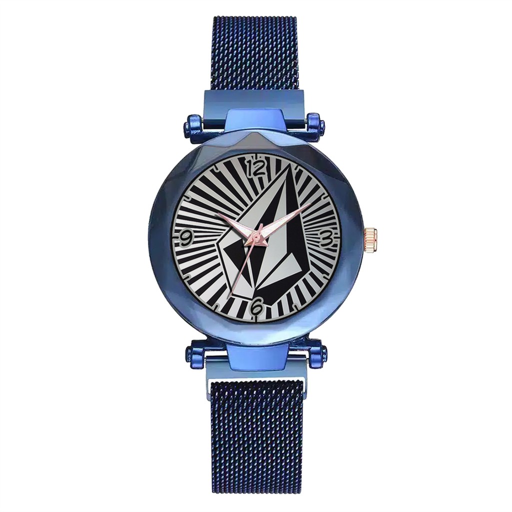 Jam Tangan Wanita Custom - VOLCOM MOTIF 1 Free Box &amp; Batre Cadangan