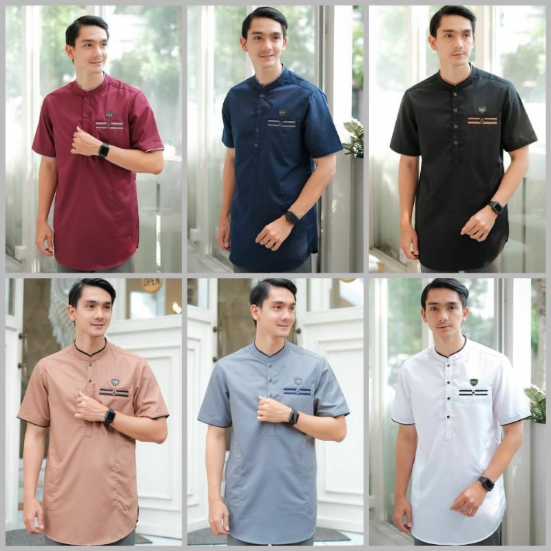 BAJU KOKO KURTA DEWASA BAJU MUSLIM BAJU LEBARAN