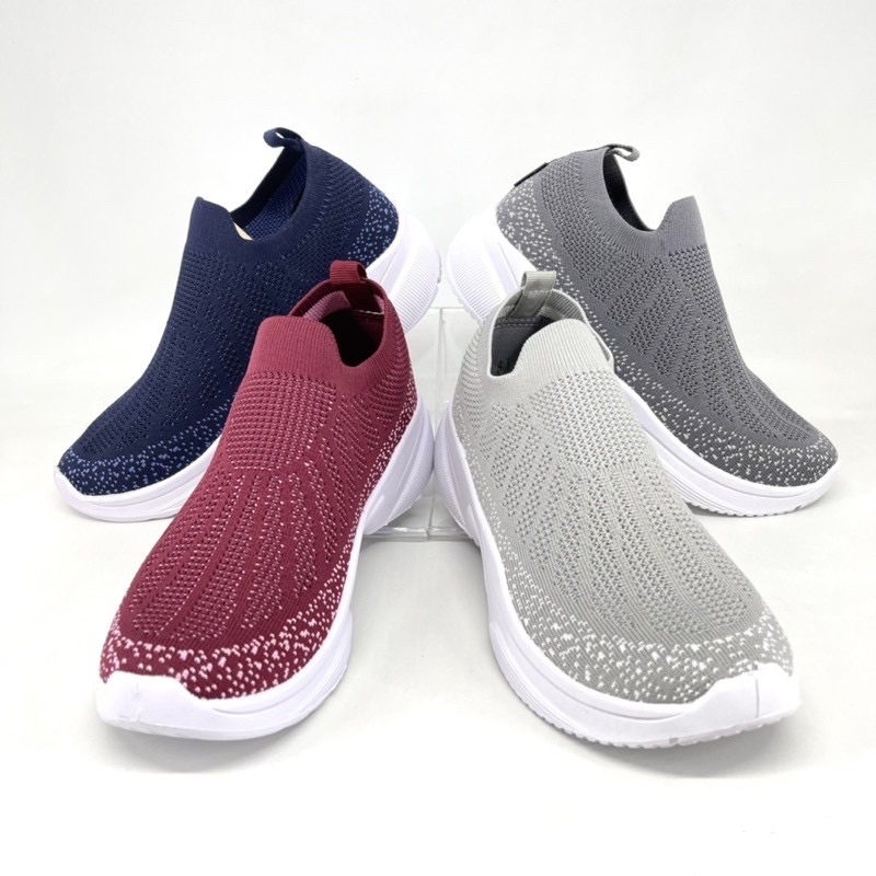 ANDO NAOMI (37-40) - Sepatu Slip On Rajut Wanita