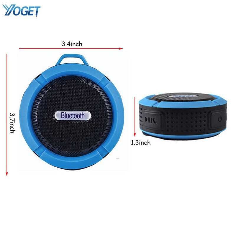 Speaker bluetooth waterproof Surround portable jernih Taffware Mini Outdoor Bluetooth  C6 jnp