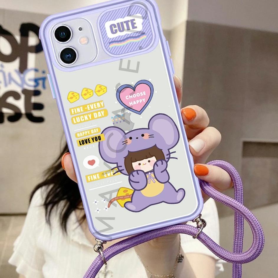 Paling Disukai.. Case Slide Kamera + Tali [KG03] Infinix Hot 11 Play Hot 11 Hot 11s Infinix Note 8 H