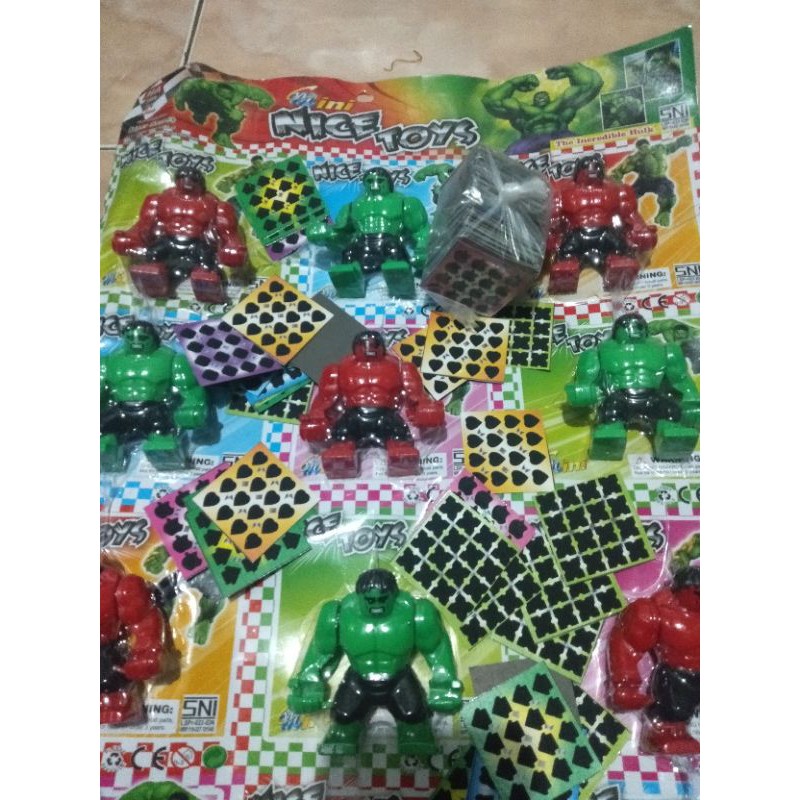 Mainan Peluang usaha rumahan Gosok"bom/zonk Mainan anak teka-teki murah bayar ditempat berat 1000grm