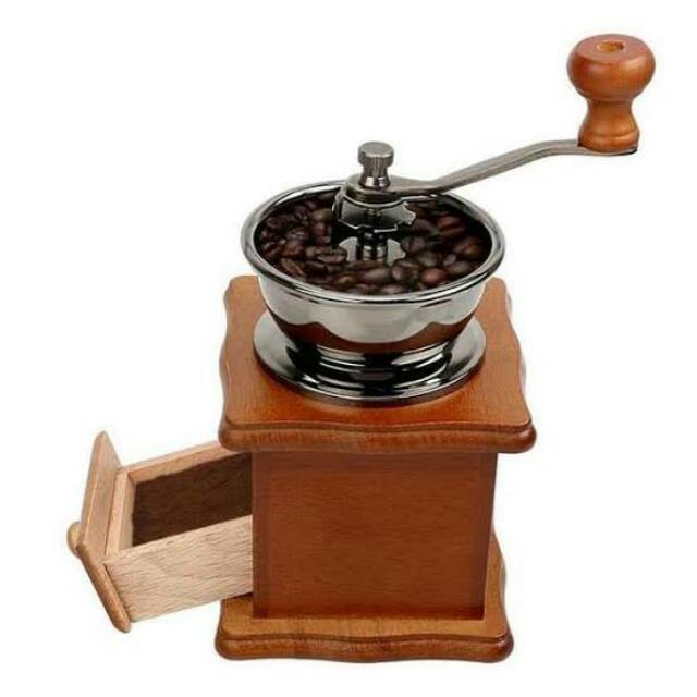 GRINDER MANUAL KOPI ANTIK UNIK ARTISTIK ALAT PENGGILING KOPI ANTIK