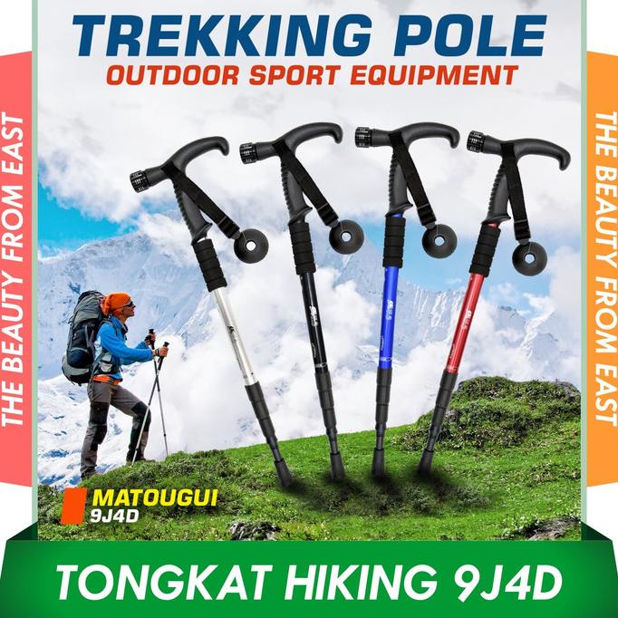 Tracking Pool Tongkat Hikking Trecking pool treking Tongkat Senter TBE