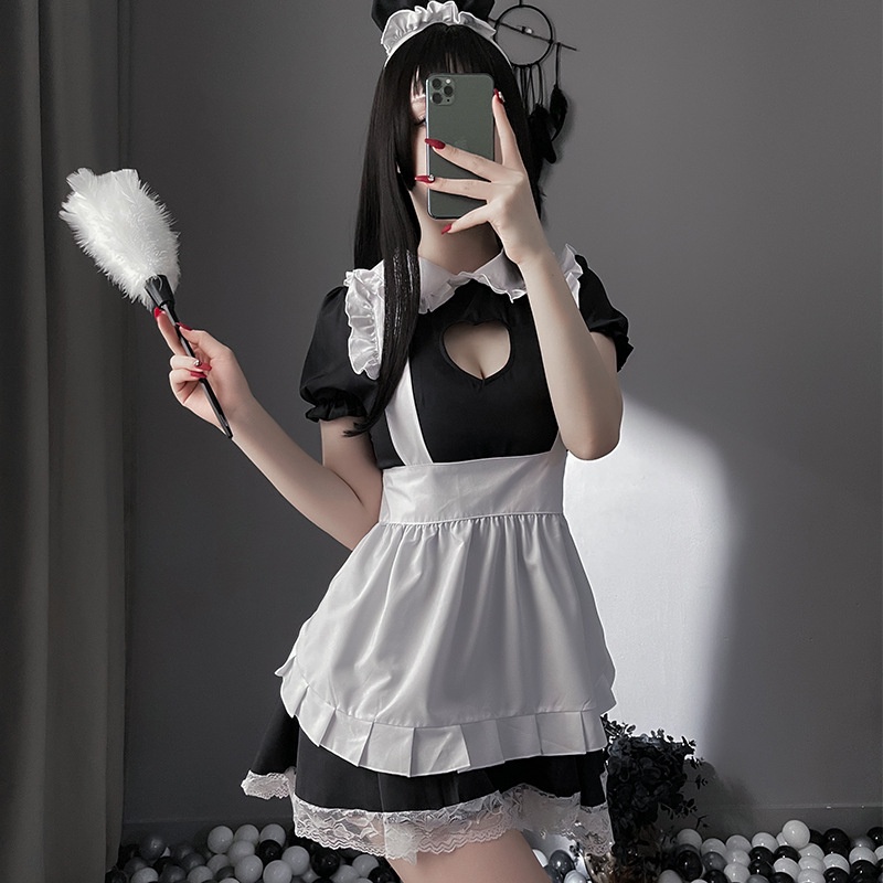 LI-147 lingerie pakaian dalam wanita maid cosplay uniform seragam pelayan kostum