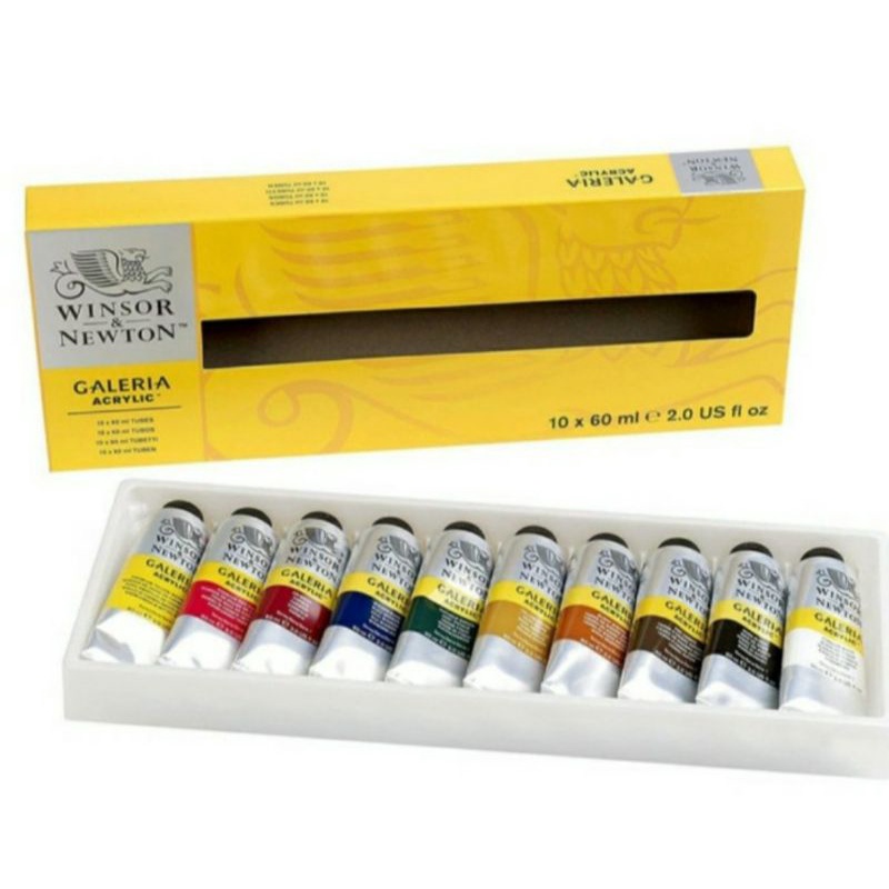 

Cat Akrilik Galeria Acrylic Colour Set 10 x 60 ml Winsor & Newton
