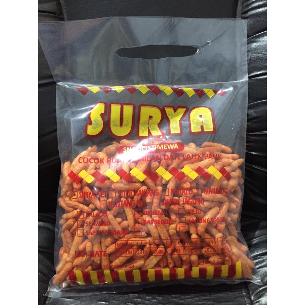 

SURYA BAG SNACK 250 GRM