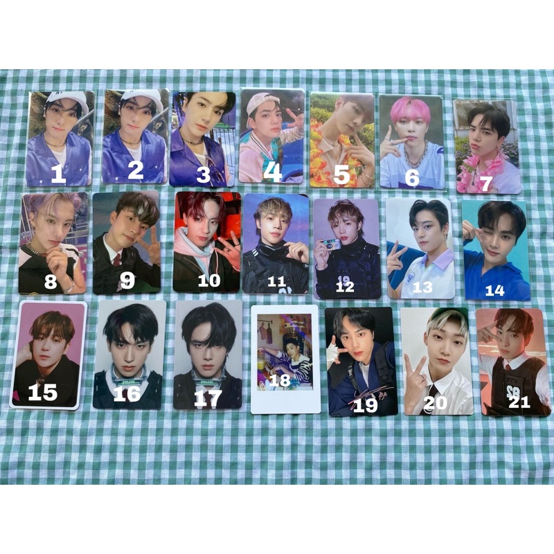PHOTOCARD THE BOYZ THRILLRIDE MAVERICK HYUNJAE SUNWOO YOUNGHOON