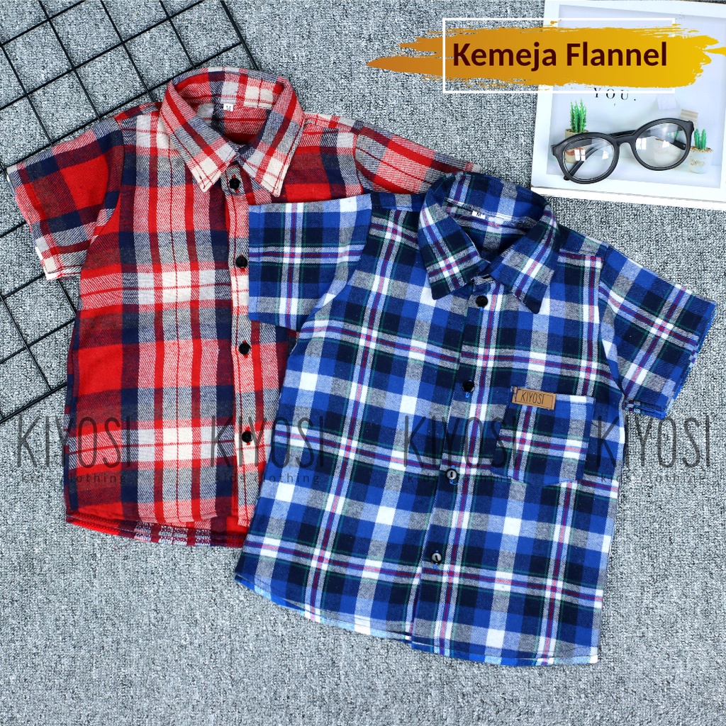 Kemeja Flanel Anak Premium Kemeja Anak Best Seller 0-6 Tahun