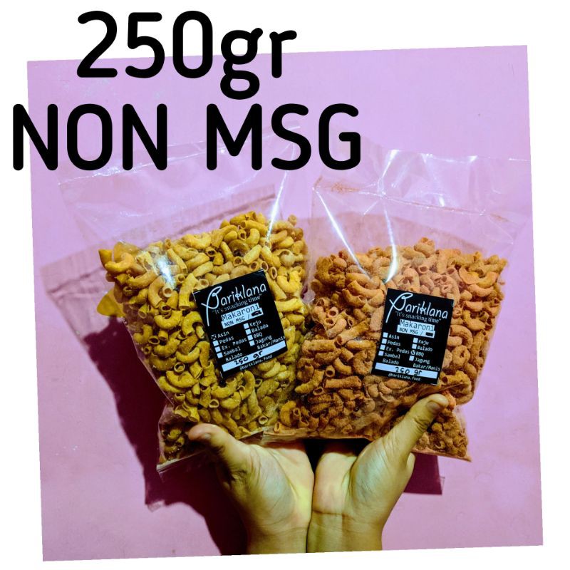 

Makaroni Bantat Non MSG bumbu alami 250gr