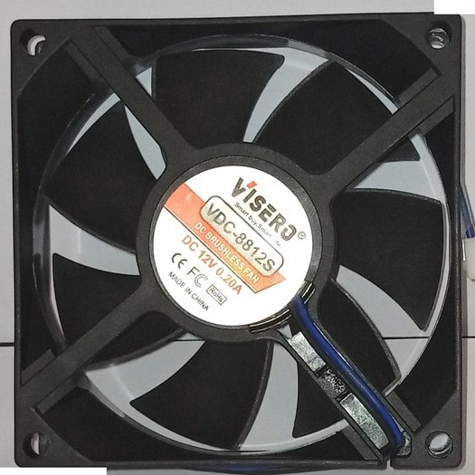 Fan Dc 12x12 socket 12 Volt